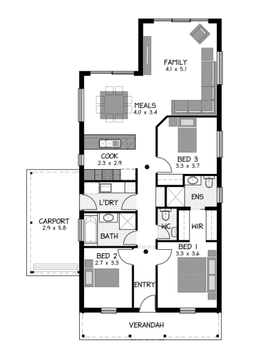 SEFTON COTTAGE LHS GE SALES SKETCH