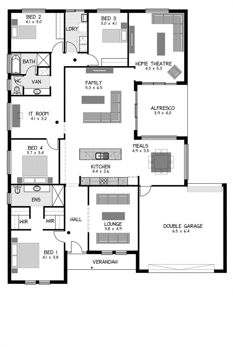 Rossdale Homes Wistow Floor plan
