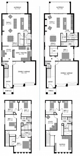 FLOORPLAN HOLDFAST ALTERNATIVE SALES SKETCH Lower and Upper Both plans ScaleWidthWzc1MF0