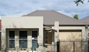 Ascot Tce rhs single garage door villa custom subdivision