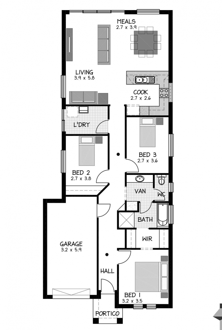Rossdale Homes Ashford Floor plan