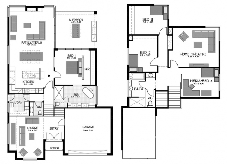 Rossdale Homes Beaumont Floor plan