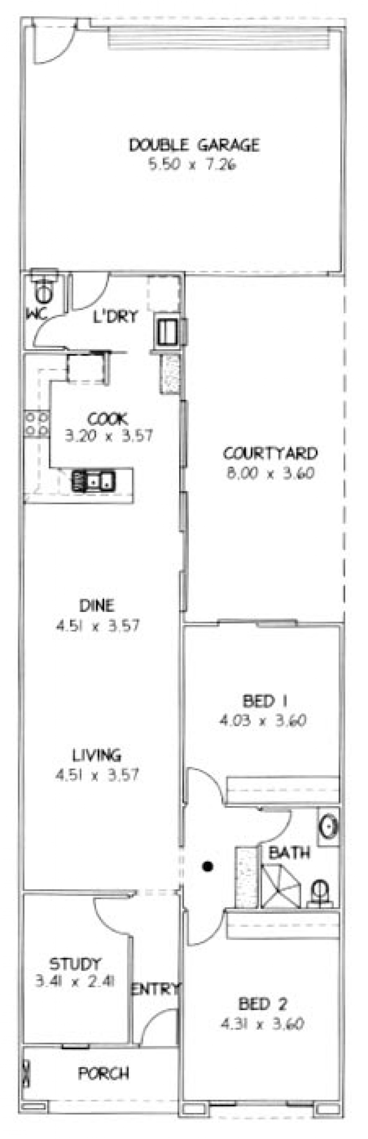 Rossdale Homes Brooklyn floorplan