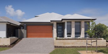 Byron front elevation02 Byron Custom courtyard Home Builder Adelaide South Australia