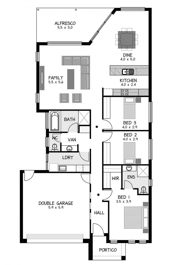 Rossdale Homes Encounter Floor plan