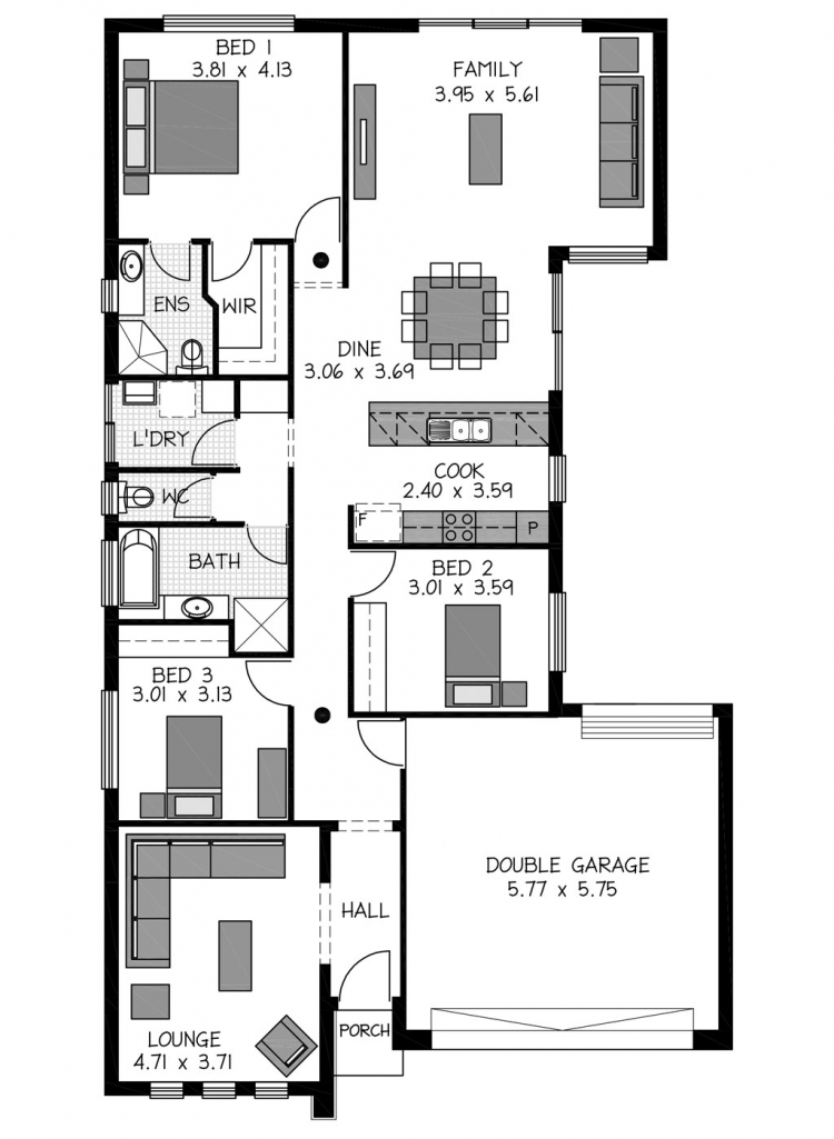 Rossdale Homes Kyton 152 Floor plan