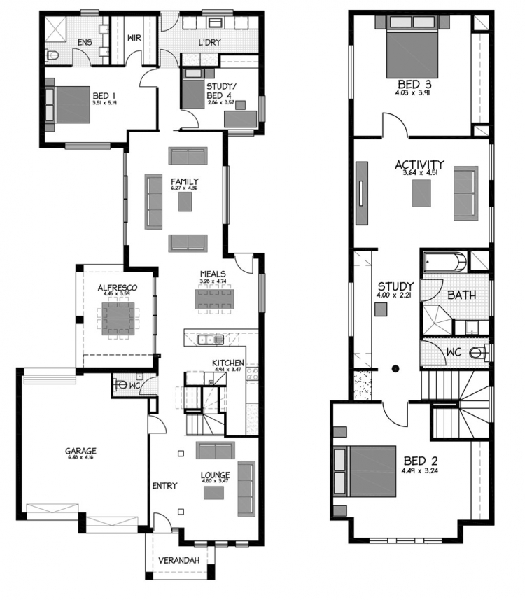 Rossdale Homes Osmond Floor plans