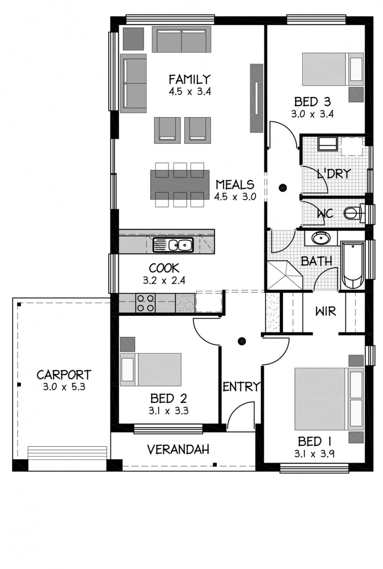 Rossdale Homes Regency Floor plan