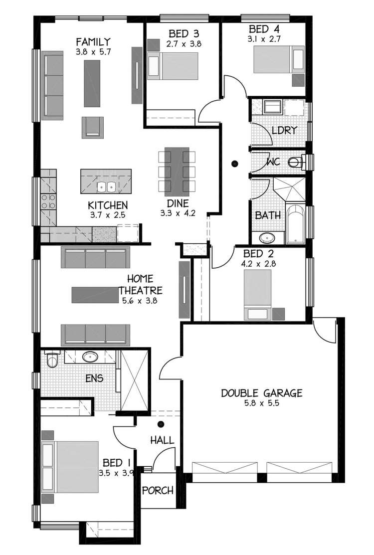 Rossdale Homes Seacombe Floor plan