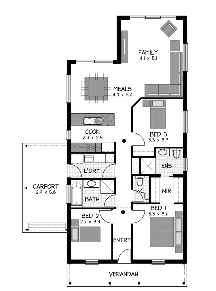 SEFTON COTTAGE LHS GE SALES SKETCH