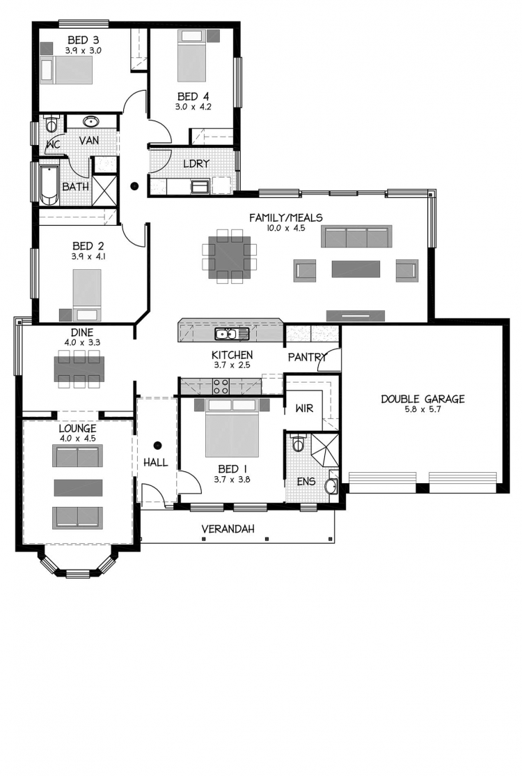 Rossdale Homes Springfield Floor plan