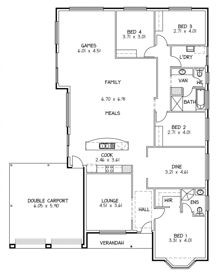 Rossdale Homes st vincent floor plan
