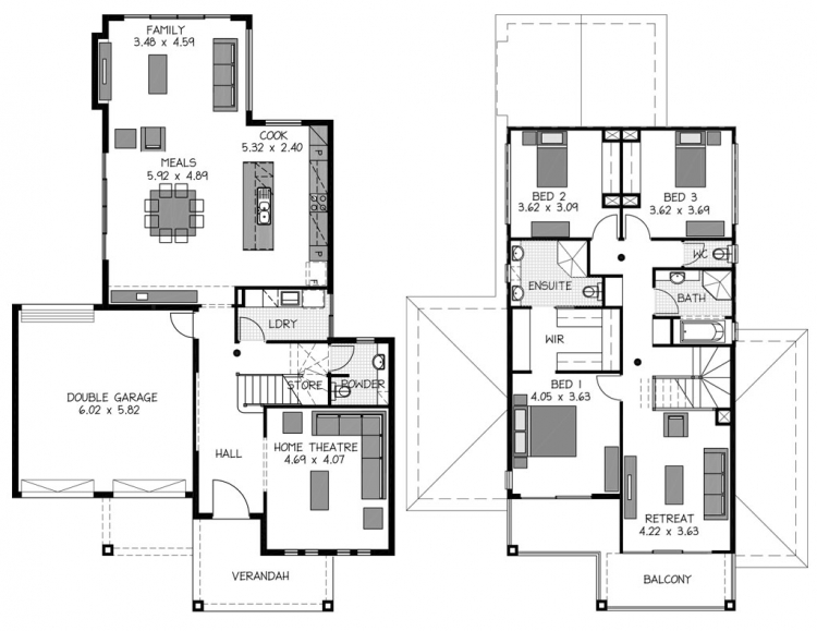 Rossdale Homes Tennyson Floor plan