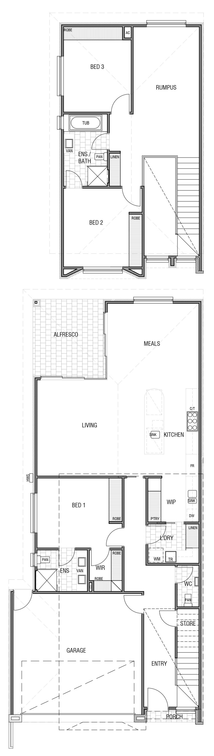TH 3 Gault Ave Fulham Floor Plan 1 2 WD