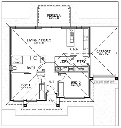 24101SK 2B Floor plan