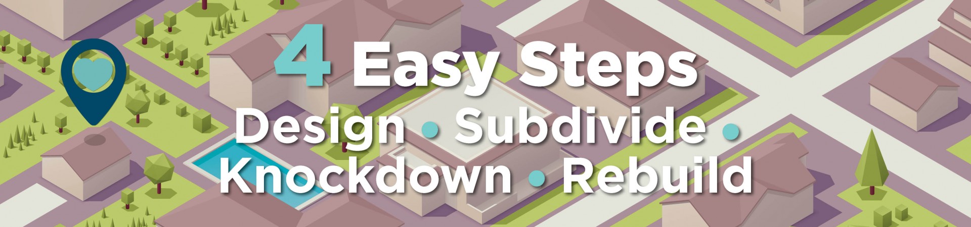 4 Easy Steps Knockdown Rebuild Rossdale Website banner