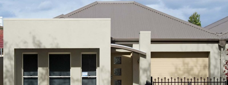 Ascot Tce rhs single garage door villa custom subdivision