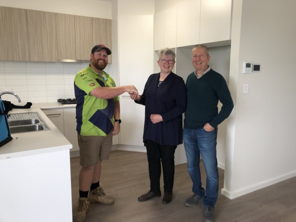 Investments Building Supervisor Damien with Owners